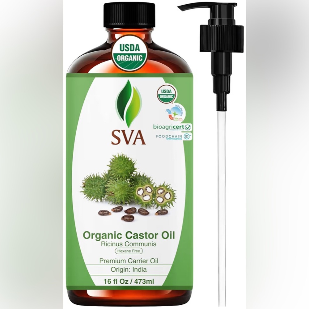 SVA Organic Castor Oil 16 fl oz | Brand NEW Never Opened